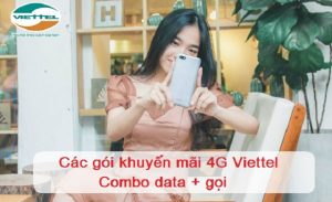 Cách đăng ký gói khuyến mãi combo gọi và data của Viettel 2021